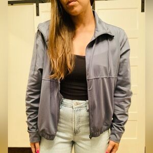 Athletic Jacket Light Blue Size Medium